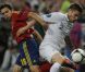 Mathieu Debuchy lors de la défaite de l'équipe de France face à l'Espagne en quart de finale de l'Euro 2012 à Donetsk le 23 juin 2012
