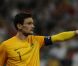 Hugo Lloris lors de la défaite de l'équipe de France face à l'Espagne en quart de finale de l'Euro 2012 à Donetsk le 23 juin 2012