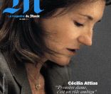 Cécilia Attias en couverture du magazine  M , supplément week-end du  Monde , juin 2012.