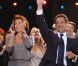 Cécilia Attias et Nicolas Sarkozy le soir de la victoire, place de la Concorde, le 6 mai 2007.