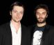 Raphaël Personnaz et Pio Marmaï au défilé Louis Vuitton printemps-été 2013. Paris, le 28 juin 2012.