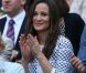 Pippa Middleton au 4e jour de Wimbledon, le 28 juin 2012. Accompagnée par son frère James, la soeur de la duchesse de Cambridge a pu observer depuis la loge royale les victoires de Serena Williams et Andy Murray.