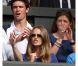 Kim Sears à Wimbledon, le 28 juin 2012, lors du match d'Andy Murray, qui s'est qualifié pour le 3e tour aux dépens d'Andy Murray.