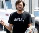 Ashton Kuther sur le tournage de  Jobs , juin 2012 à Los Angeles.