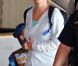 Britney Spears arrive à l'aéroport de Maui à Hawaï, en famille, le dimanche 1er juillet 2012.