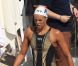Laure Manaudou le 6 juillet 2012 à la Croix Catelan au bois de Boulogne