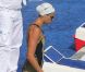 Laure Manaudou sereine le 6 juillet 2012 à la Croix Catelan au bois de Boulogne