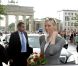  Le prince Albert II de Monaco et la princesse Charlene à leur arrivée en Allemagne à l'Hotel Adlon le 8 juillet 2012 pour leur visite officielle de deux jours. 