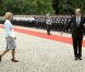 Le prince Albert II de Monaco et la princesse Charlene étaient reçus le 9 juillet 2012 au château Bellevue, résidence présidentielle à Berlin, par le président Joachim Gauck et sa compagne Daniella Schadt, au premier jour de leur visite officielle de deux jours en Allemagne.