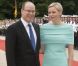 Le prince Albert II de Monaco et la princesse Charlene étaient reçus le 9 juillet 2012 au château Bellevue, résidence présidentielle à Berlin, par le président Joachim Gauck et sa compagne Daniella Schadt, au premier jour de leur visite officielle de deux jours en Allemagne.