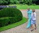Le prince Albert II de Monaco et la princesse Charlene étaient reçus le 9 juillet 2012 au château Bellevue, résidence présidentielle à Berlin, par le président Joachim Gauck et sa compagne Daniella Schadt, au premier jour de leur visite officielle de deux jours en Allemagne.