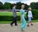 Le prince Albert II de Monaco et la princesse Charlene étaient reçus le 9 juillet 2012 au château Bellevue, résidence présidentielle à Berlin, par le président Joachim Gauck et sa compagne Daniella Schadt, au premier jour de leur visite officielle de deux jours en Allemagne.