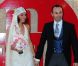 Andrés Iniesta et sa femme Anna Ortiz lors de leur mariage le 8 juillet 2012 au château Castillo de Tamarit en Tarragone