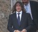 Carles Puyol lors du mariage d'Andrés Iniesta et Anna Ortiz le 8 juillet 2012 au château Castillo de Tamarit en Tarragone