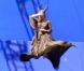 Angelina Jolie tourne  Maleficent  en Angleterre. Le 11 juillet 2012.
