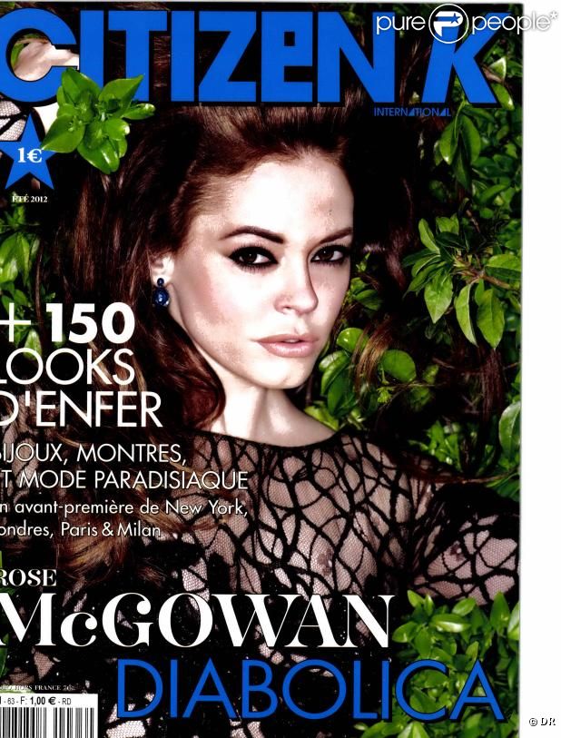 Rose McGowan en couverture de Citizen K