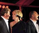 Laeticia Hallyday, Johnny Hallyday, Sharon Stone et Christian Olivier