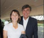 Alexia Laroche-Joubert et Jean Pierre Foucault