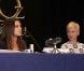 Mila Kunis et Michelle Williams assistent au Comic-Con et répond aux questions de la presse lors de la conférence de presse du film  Le Monde fantastique d'Oz , à San Diego, le vendredi 13 juillet 2012.