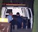 Image de la levée du corps de Sage Stallone, fils de Sylvester Stallone, à Studio City le 13 juillet 2012. Le comédien de 36 ans a été retrouvé mort des suites d'une overdose médicamenteuse.