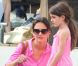 Katie Holmes et Suri Cruise sortent de l'animalerie Citipups à New York, le 15 juillet 2012