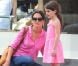 Katie Holmes et Suri Cruise sortent de l'animalerie Citipups à New York, le 15 juillet 2012