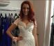 Delphine Wespiser, Miss France 2012 dans sa tenue de soirée pour Miss Monde