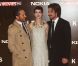 Tom Hardy, Anne Hathaway et Christian Bale lors de l'avant-première à Londres de The Dark Knight Rises le 18 juillet 2012