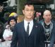 Joseph Gordon-Levitt lors de l'avant-première à Londres de The Dark Knight Rises le 18 juillet 2012