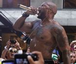 Flo Rida en concert à New York, le 6 juillet 2012.
