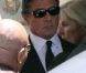 Sylvester Stallone aux obsèques de son fils Sage Stallone, mort à l'âge de 36 ans, le samedi 21 juillet 2012 à Brentwood.