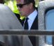 Sylvester Stallone aux obsèques de son fils Sage Stallone, mort à l'âge de 36 ans, le samedi 21 juillet 2012 à Brentwood.
