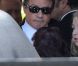 Sylvester Stallone, lunettes noires sur le nez, aux obsèques de son fils Sage Stallone, mort à l'âge de 36 ans, le samedi 21 juillet 2012 à Brentwood.