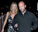 Rosie Huntington-Whiteley et Jason Statham s'offrent une soirée en amoureux dans le quartier de Mayfair. Londres, le 24 juillet 2012.