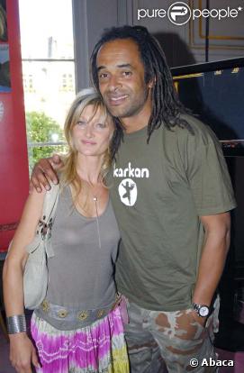 Yannick Noah et Isabelle Camus