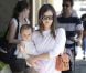 Rachel Bilson une maraine radieuse à Los Feliz, Los Angeles, le 28 juillet 2012.