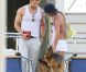 Kellan Lutz et Sharni Vinson en vacances sur la côte d'Azur balladent dans les rues de Saint-Tropez. Le 27 juillet 2012.