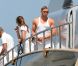 Kellan Lutz sur un yacht à Saint-Tropez. Le 28 juillet 2012.