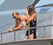 Kellan Lutz sur un yacht à Saint-Tropez. Le 28 juillet 2012.