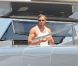 Kellan Lutz en vacances surla côte d'Azur sur un yacht à Saint-Tropez. Le 28 juillet 2012.