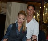 Zlatan Ibrahimovic et sa femme Helena Seger le 18 juillet 2012 à Paris