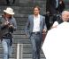 Brad Pitt, en plein tournage du film  The Counselor , à Londres, le samedi 4 août 2012.