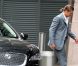 Brad Pitt, en plein tournage du film  The Counselor , à Londres, le samedi 4 août 2012.