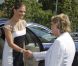  La princesse Victoria de Suède arrive à la commemoration pour le centenaire de la naissance de Raoul Wallenberg à Sigtuna le 4 août 2012 