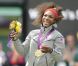 Serena Williams a décroché l'or après avoir corrigé Maria Sharapova en finale du tournoi olympique le 4 août 2012 à Londres (6-0, 6-1)