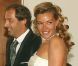 Ingrid Chauvin et Thierry Peythieu le jour de leur mariage en août 2011 dans le sud de la France