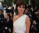 Inès de la Fressange, superbe en Lanvin sur le tapis rouge du Palais des Festivals. Cannes, le 17 mai 2012.