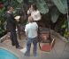 Brad Pitt sur le tournage de The Counselor à Londres le 31 juillet 2012