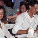Rafael Nadal et sa Xisca ravis en terrasse avec le roi Juan Carlos à Majorque
