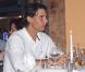 Rafael Nadal, avec sa compagne Xisca Perello, était l'invité du roi Juan Carlos Ier d'Espagne le 10 août 2012 au restaurant Flanigan, à Majorque.